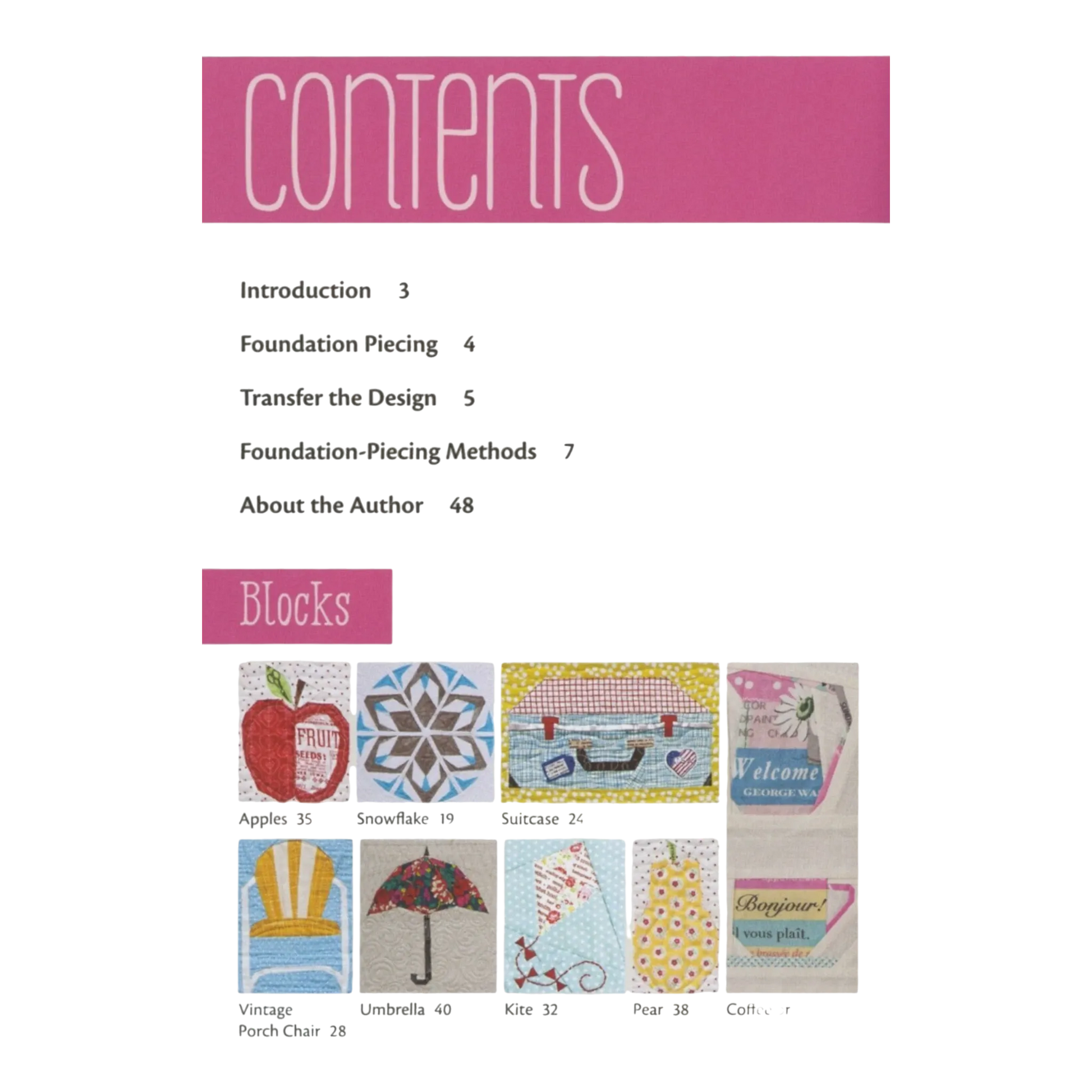 Paper Piecing Handy Pocket Guide , pattern making and craft projects