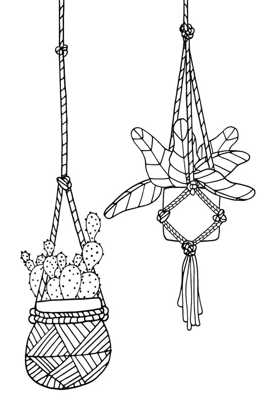 Iron on Urban Jungle Houseplants Succulents Cacti and More sewing and quilting product