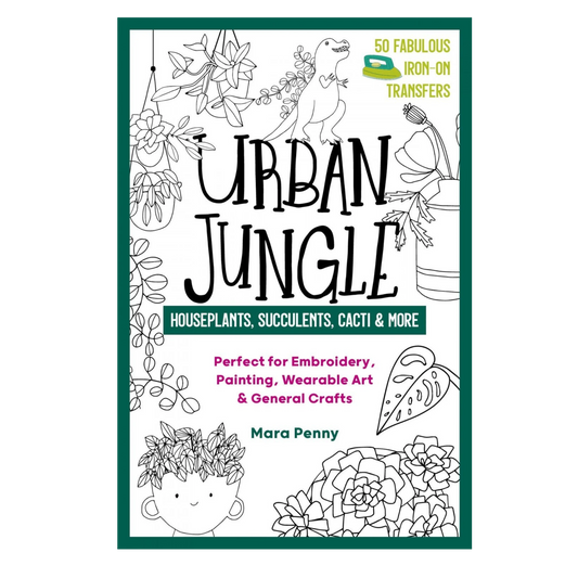 Iron on Urban Jungle Houseplants Succulents Cacti and More sewing and quilting product
