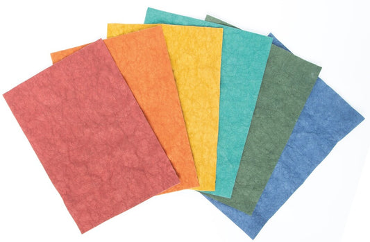 kraft-tex Designer Sampler 6 Deep, Rich Colors Hand-Dyed & Prewashed sewing and quilting product