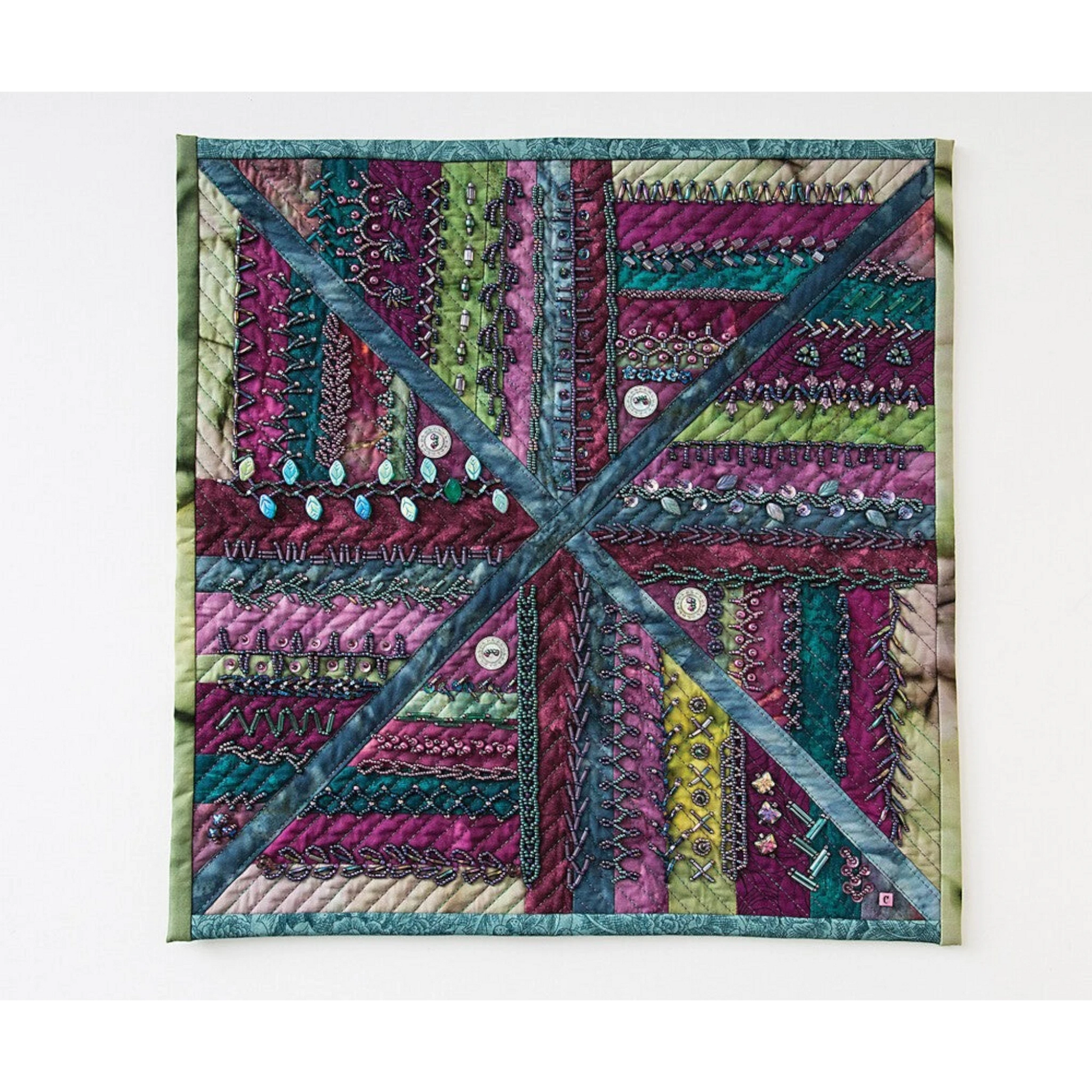 Beaded Embroidery Handy Pocket Guide sewing and quilting product