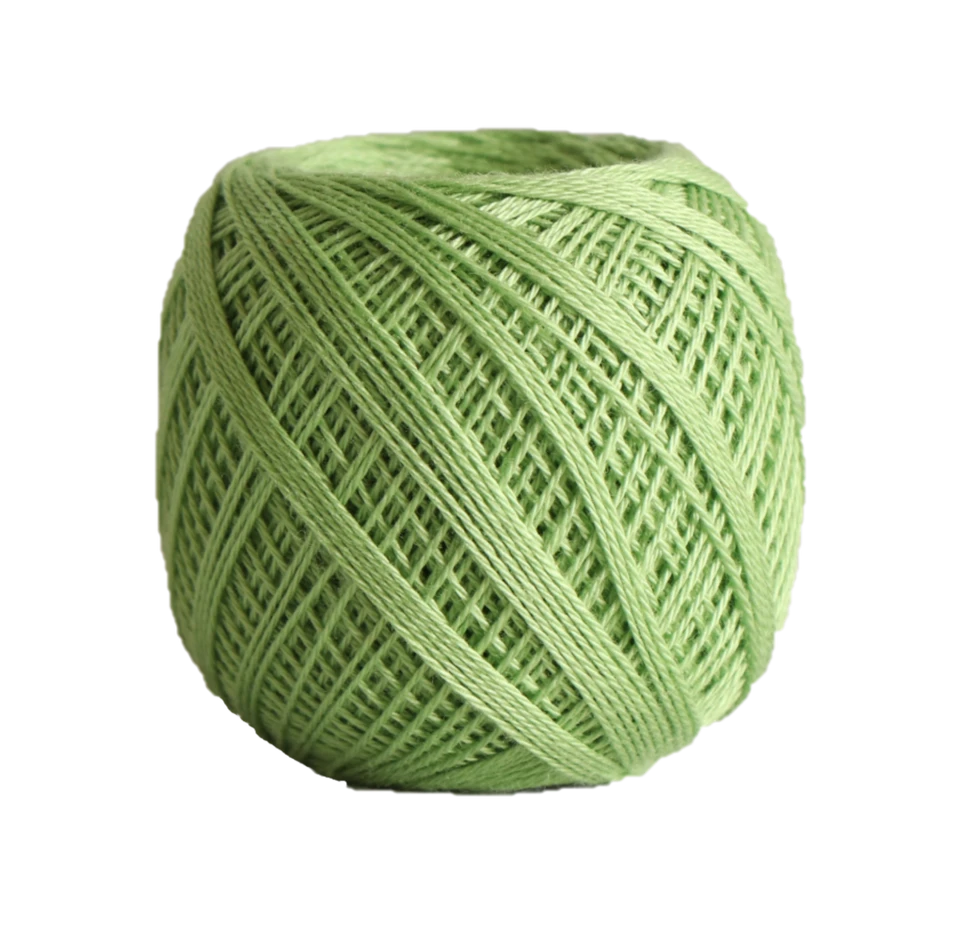Sashiko Thread Fine Lime Green 80m