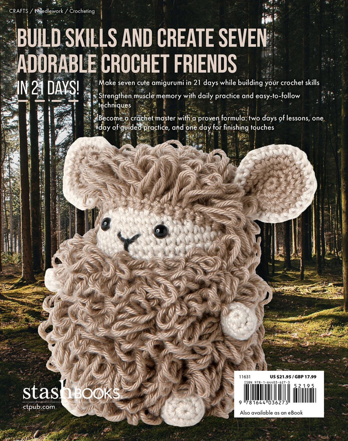 21 Days to Learn to Crochet Amigurumi Book - Everything Fabric