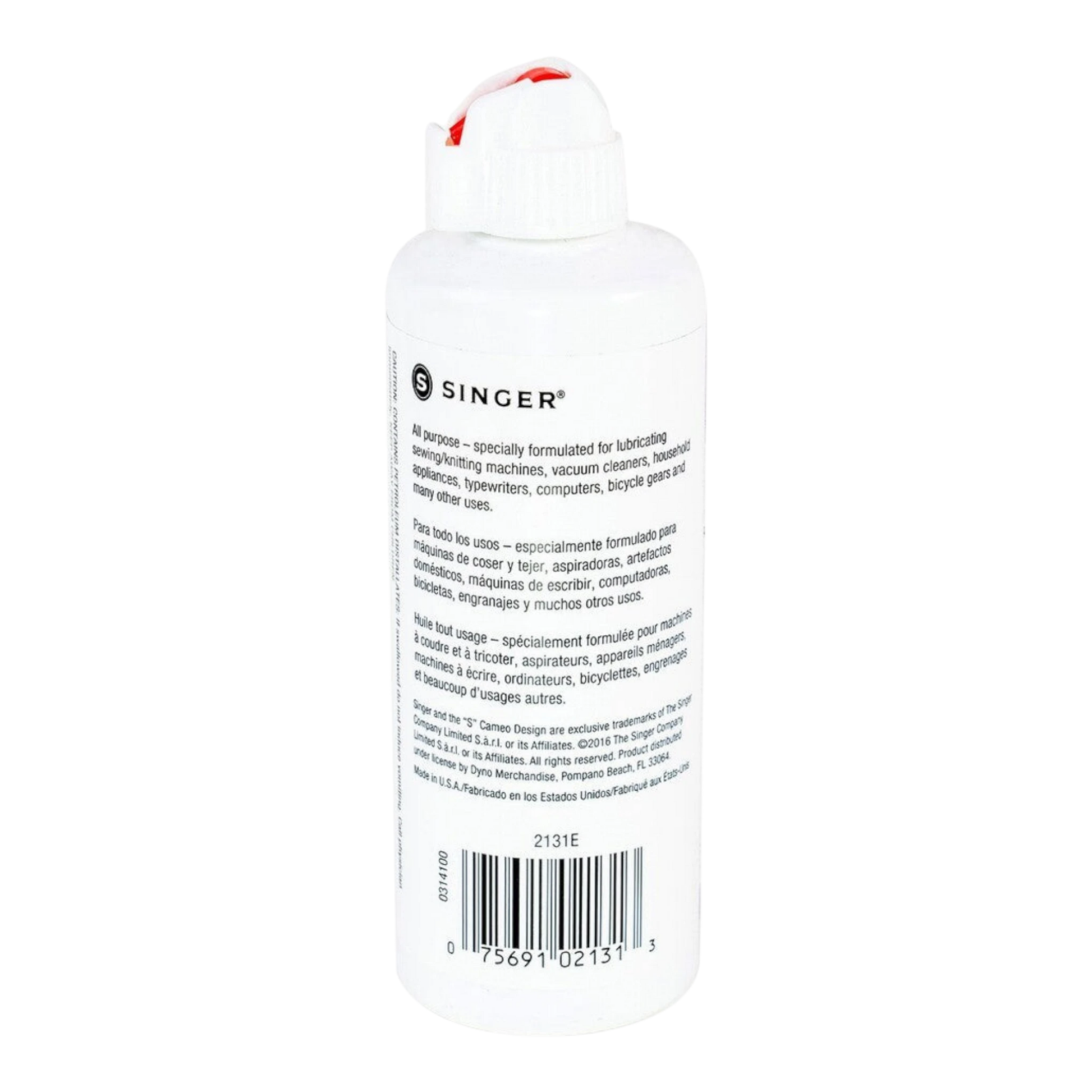 Singer Machine Oil 4oz sewing and quilting product