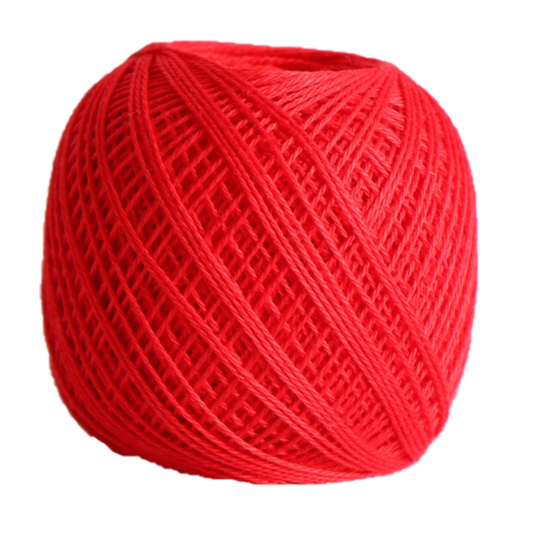 Sashiko Thread Fine Bright Red 80m