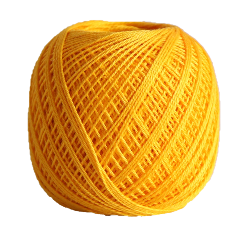 Sashiko Thread Fine Yellow 80m