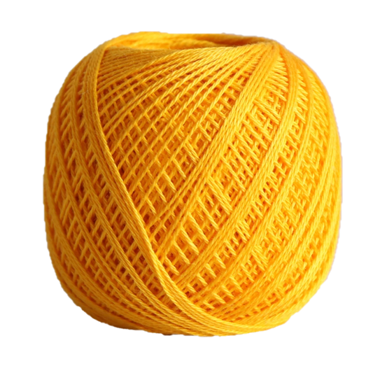 Sashiko Thread Fine Yellow 80m