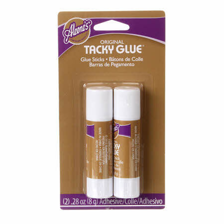 Aleene's Original Tacky Glue Sticks 2pk for applique, sewing and craft projects