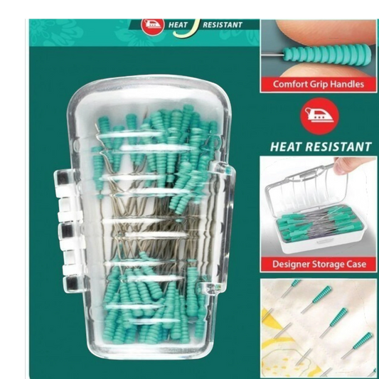 Magic Pins Fine Patchwork 50pc for garment repair, mending and sewing projects