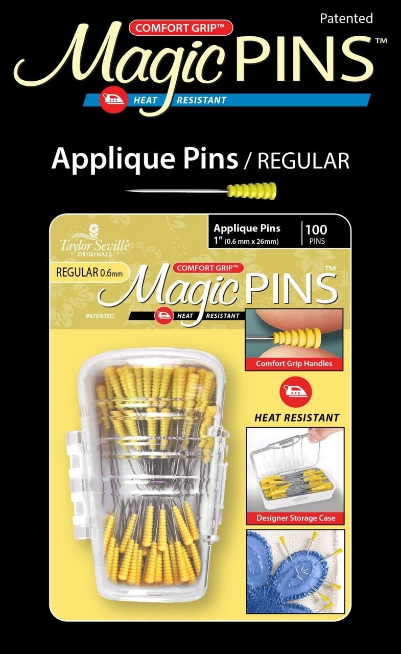 Magic Pins Applique Regular 100pc , quilting and needlework