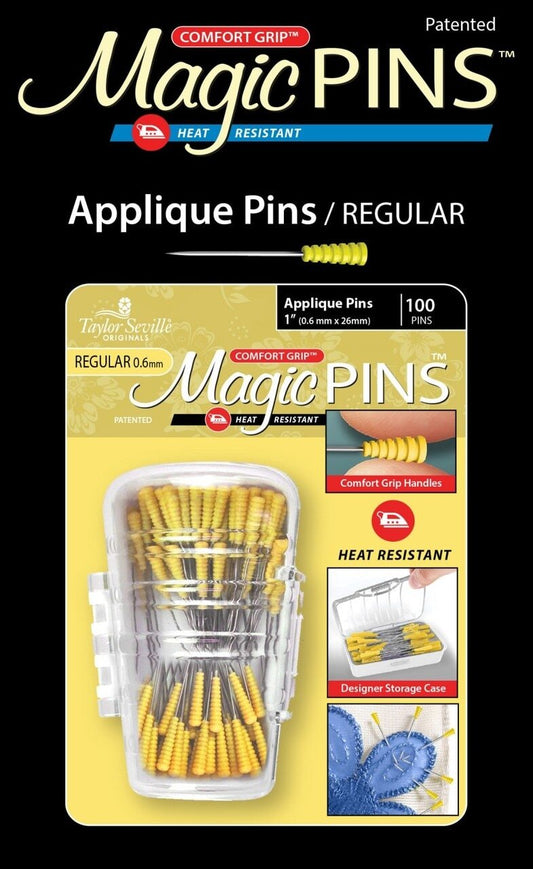 Magic Pins Applique Regular 100pc , quilting and needlework