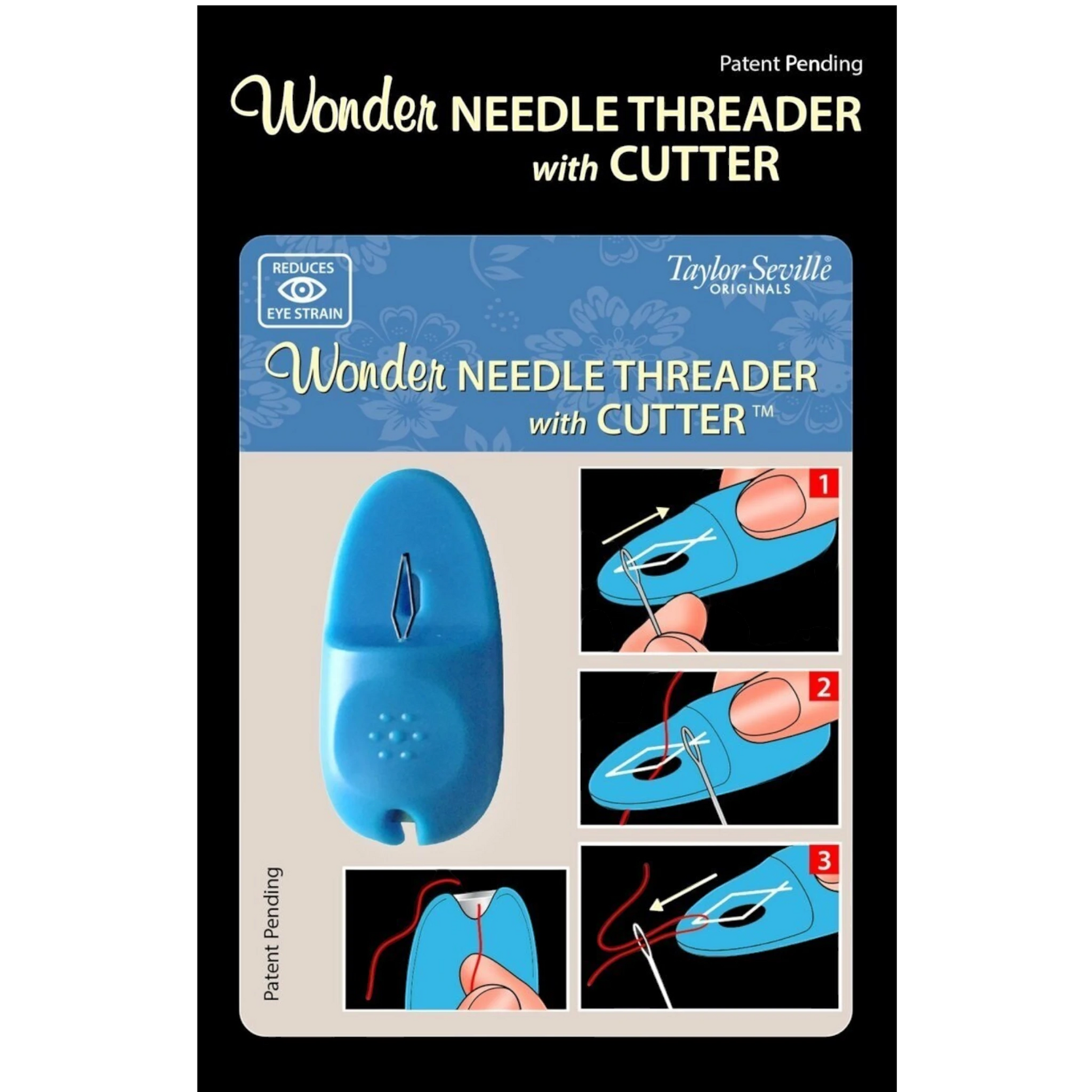 Wonder Needle Threader with Cutter - Taylor Seville , piecing and stitching