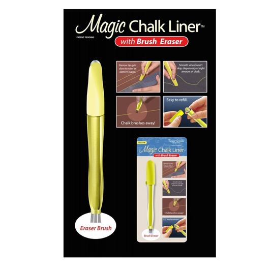 Magic Chalkliner White With Brush Eraser sewing and quilting product