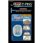 Magic T-Pins Size 24 50pc , quilting and needlework