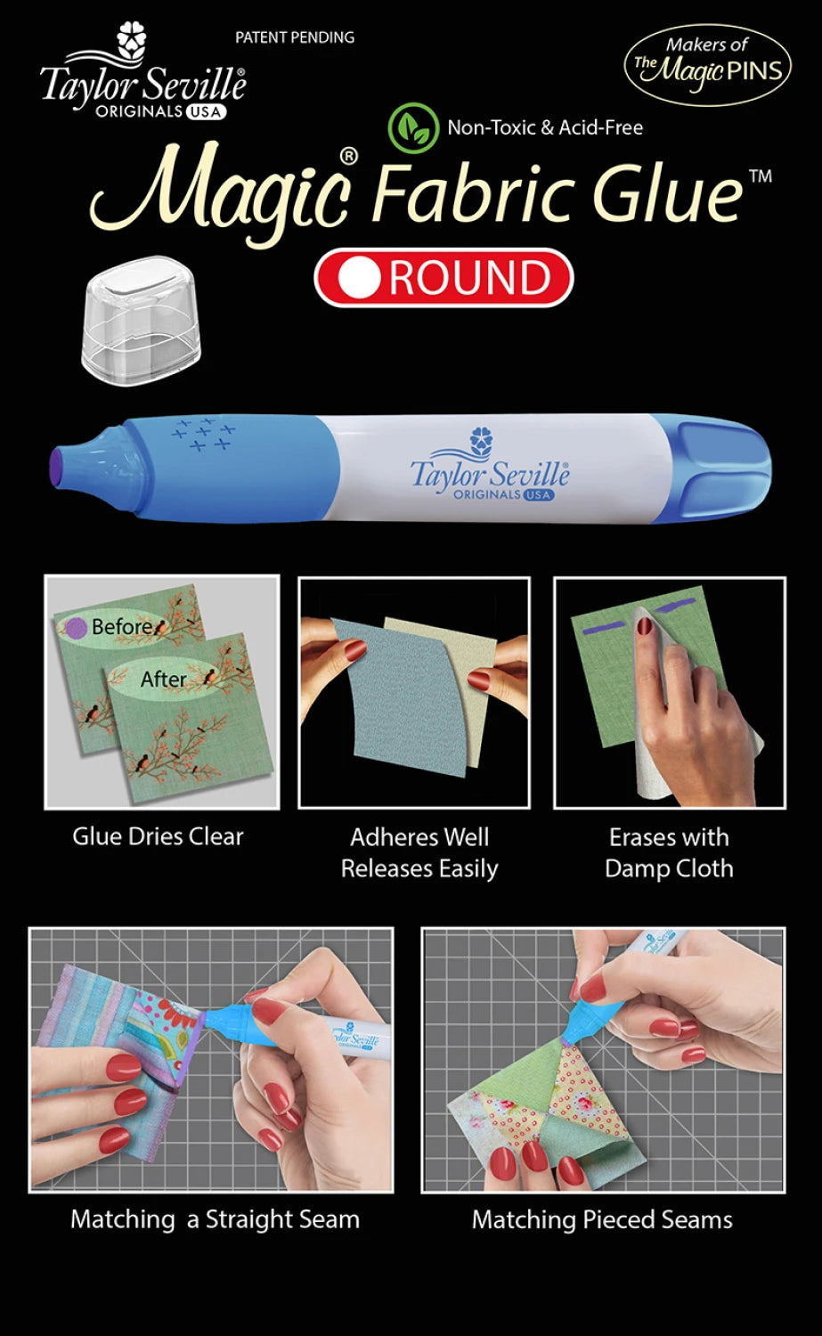 Magic Fabric Glue Round