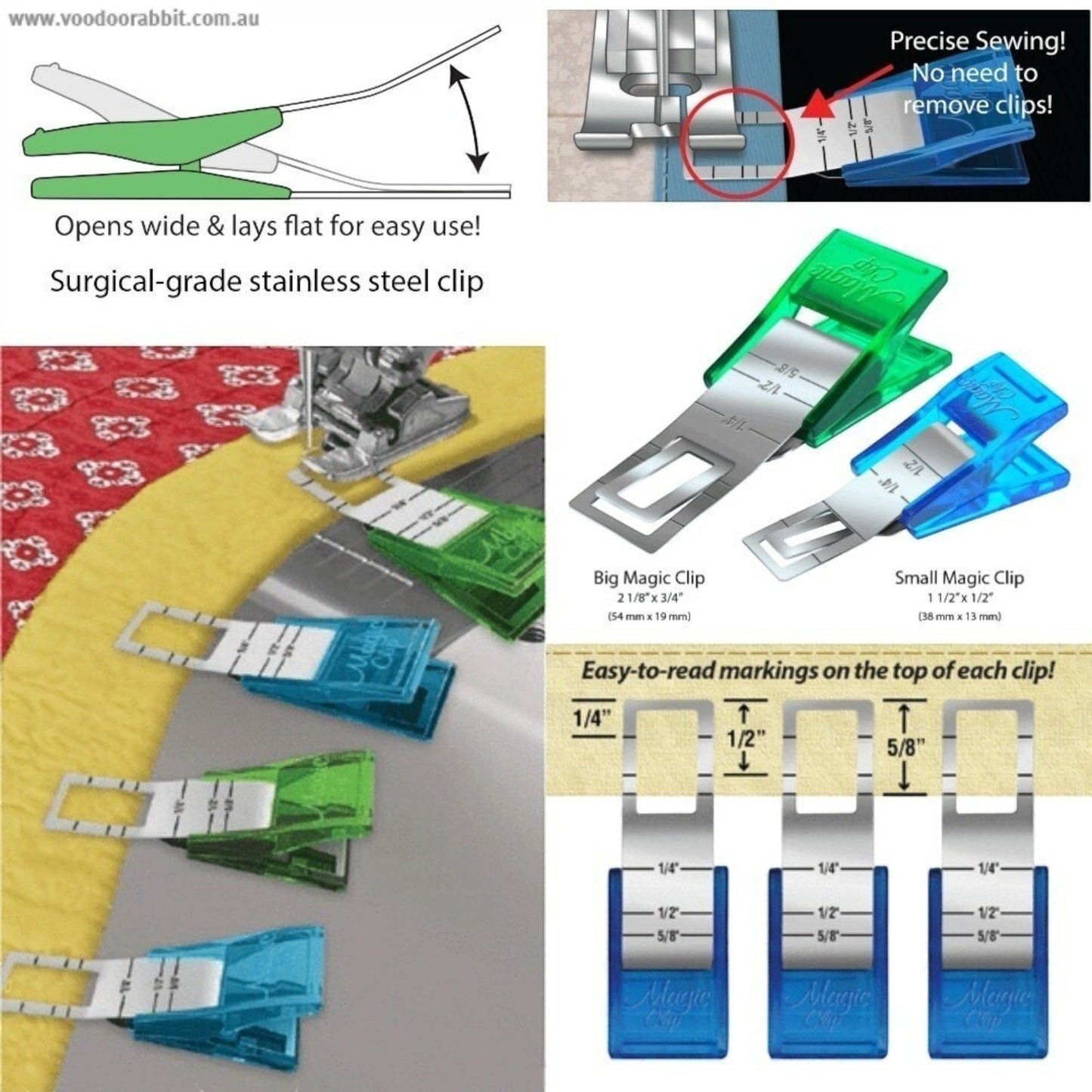 Magic Clips - Mini-12 Pack sewing and quilting product