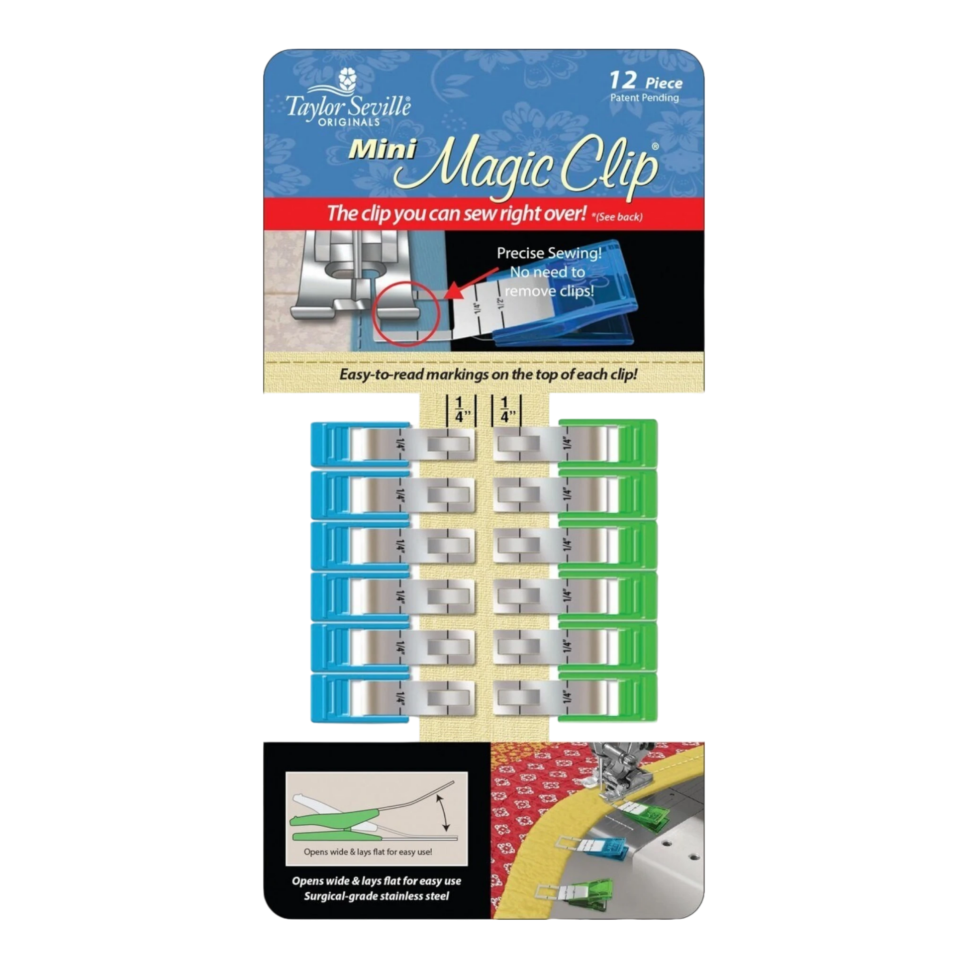 Magic Clips - Mini-12 Pack sewing and quilting product
