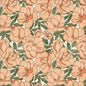 Rosy Deco-Organic Floribunda Light Coral/Green sewing and quilting product
