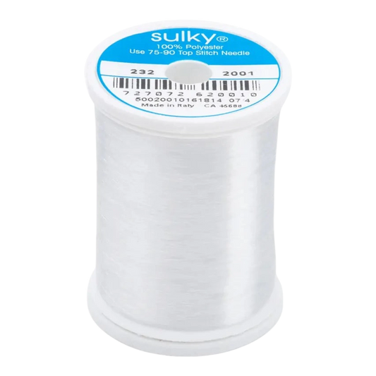 Sulky Invisible Polyester Thread .004 mm 2200yds Clear , piecing and stitching