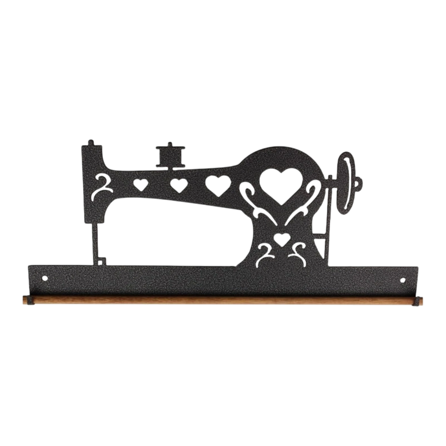 Quilt Hanger - Sewing Machine for quilt display and sewing room organisation