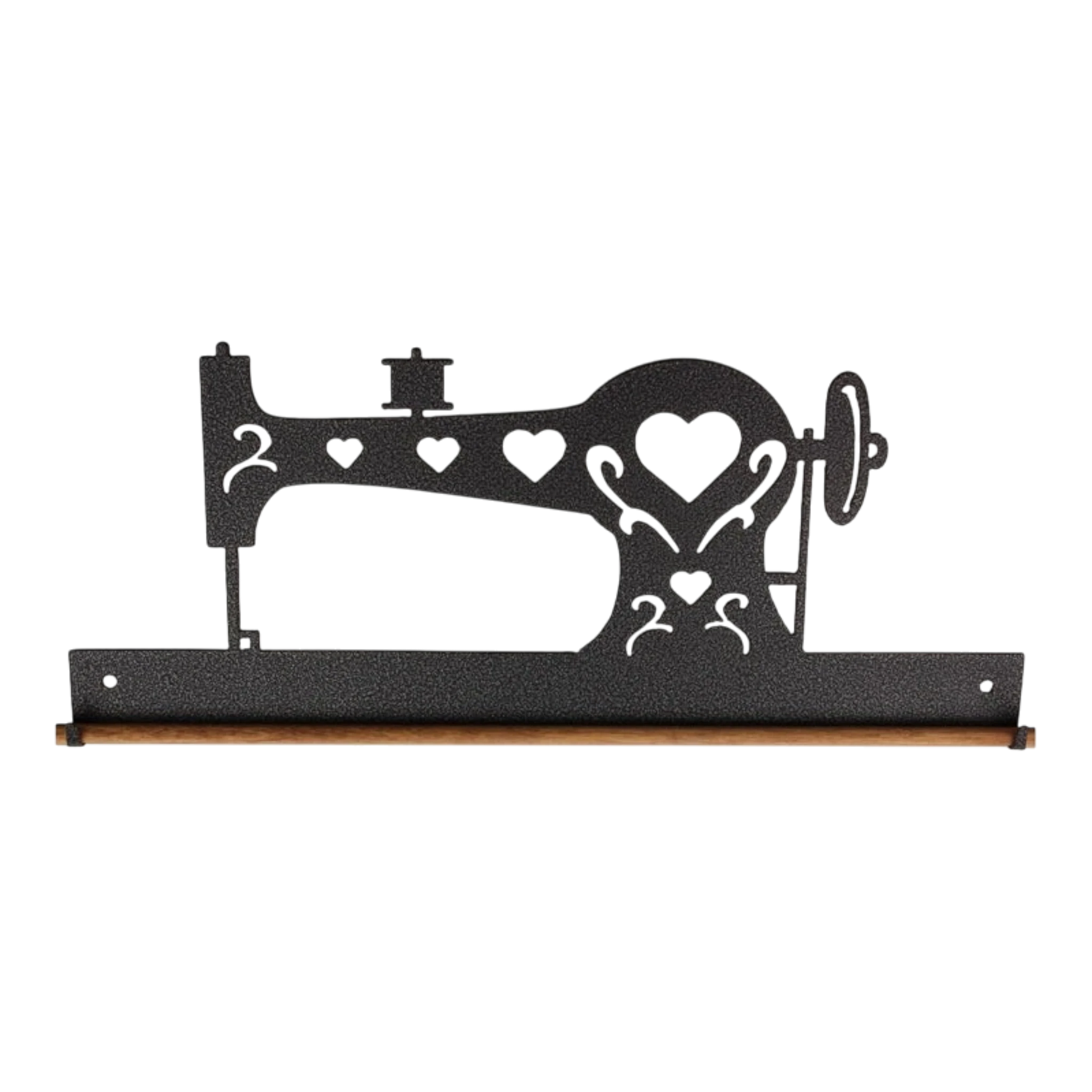 Quilt Hanger - Sewing Machine for quilt display and sewing room organisation