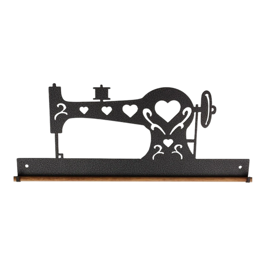 Quilt Hanger - Sewing Machine for quilt display and sewing room organisation