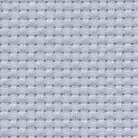 COSMO Embroidery Cotton Cloth for Cross Stitch 14ct Silver Grey for patchwork, quilting and sewing