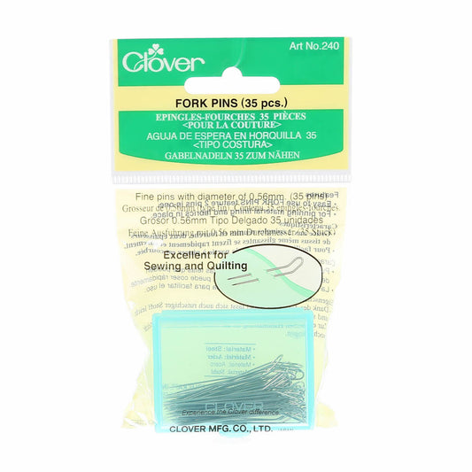 Clover Fork Pins 35 pc , quilting and needlework