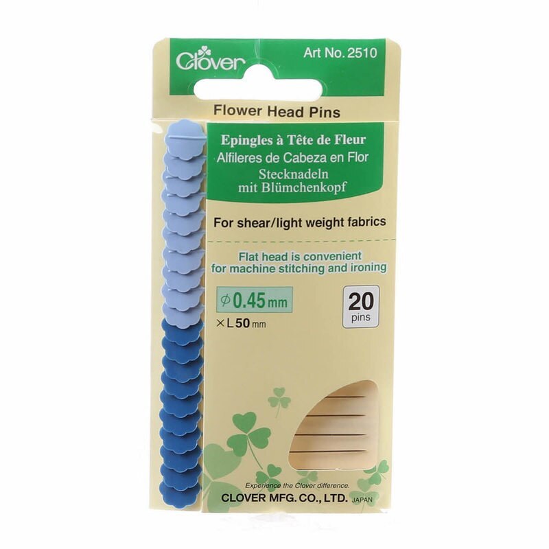 Flower Head Fine Pin Size 32 - 51 mm 20 count-2 colours , quilting and needlework