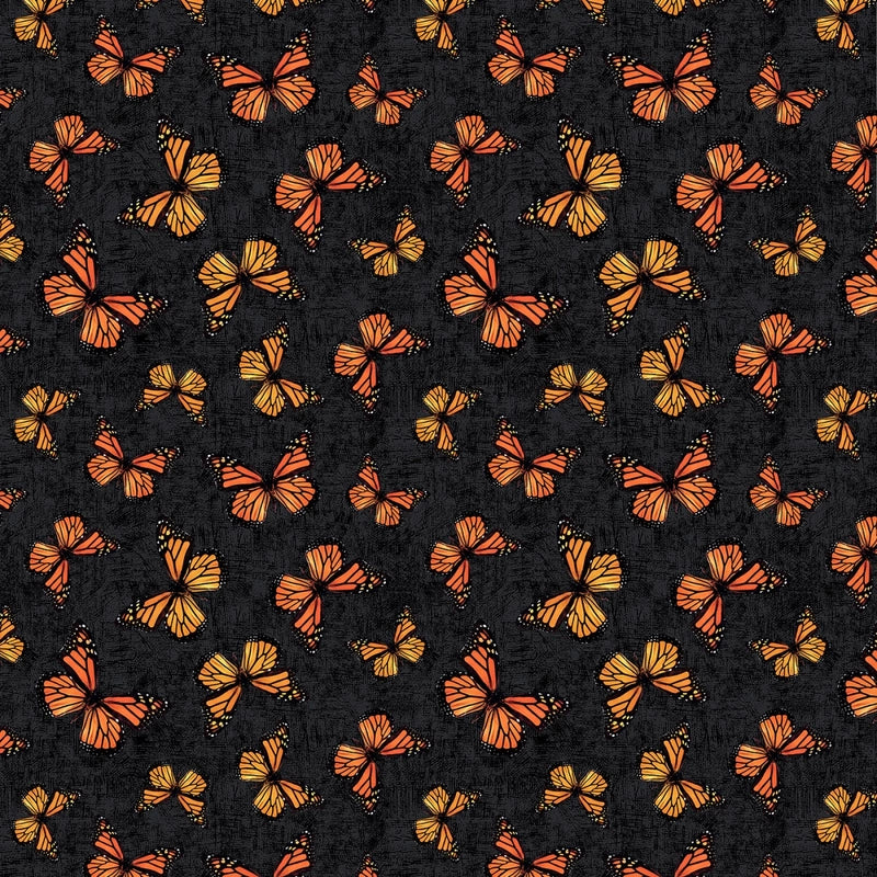 Sunshine Whispers - Black Butterfly Toss sewing and quilting product