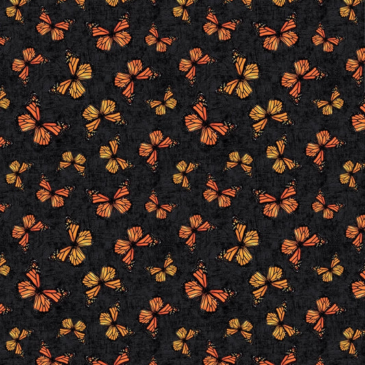 Sunshine Whispers - Black Butterfly Toss sewing and quilting product