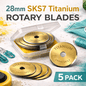 28mm Rotary Cutter Blades - SK7 Titanium - Everything Fabric