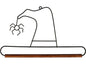 Quilt Hanger - Witches Hat 305 mm for quilt display and sewing room organisation