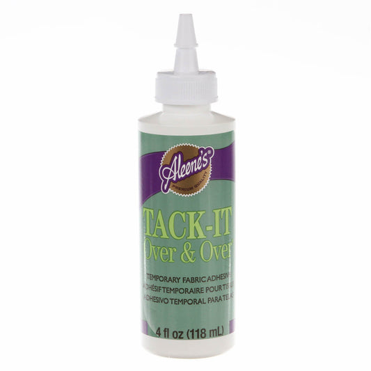 Aleene's Tack it Over & Over Glue 4oz for applique, sewing and craft projects