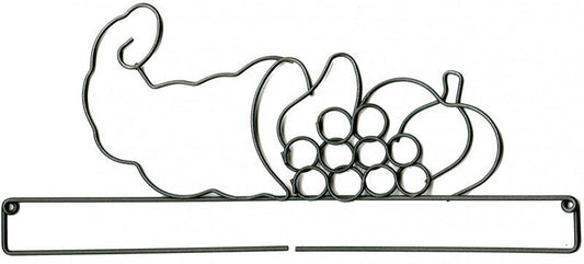 Quilt Hanger - Cornucopia Screw Split Bottom Gray Hanger - 305 mm for quilt display and sewing room organisation