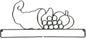 Quilt Hanger - Cornucopia Screw Split Bottom Gray Hanger - 305 mm for quilt display and sewing room organisation