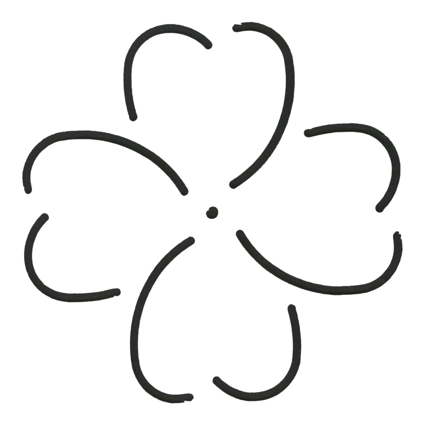 Quilt Stencil Flower Mini Block for precise cutting, marking and patchwork