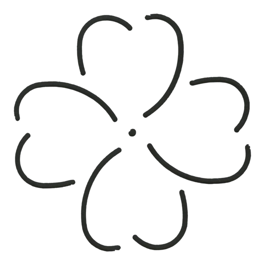 Quilt Stencil Flower Mini Block for precise cutting, marking and patchwork