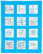Numbers 1,2,3 Nursery Quilt Blocks sewing and quilting product