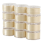 SuperBobs Polyester Bobbin 12pk Class 15 Cream machine threading and quilting