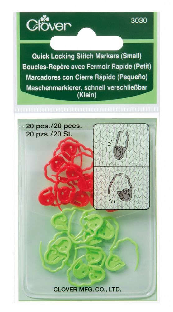 Quick Locking Stitch Markers , sewing and fabric marking
