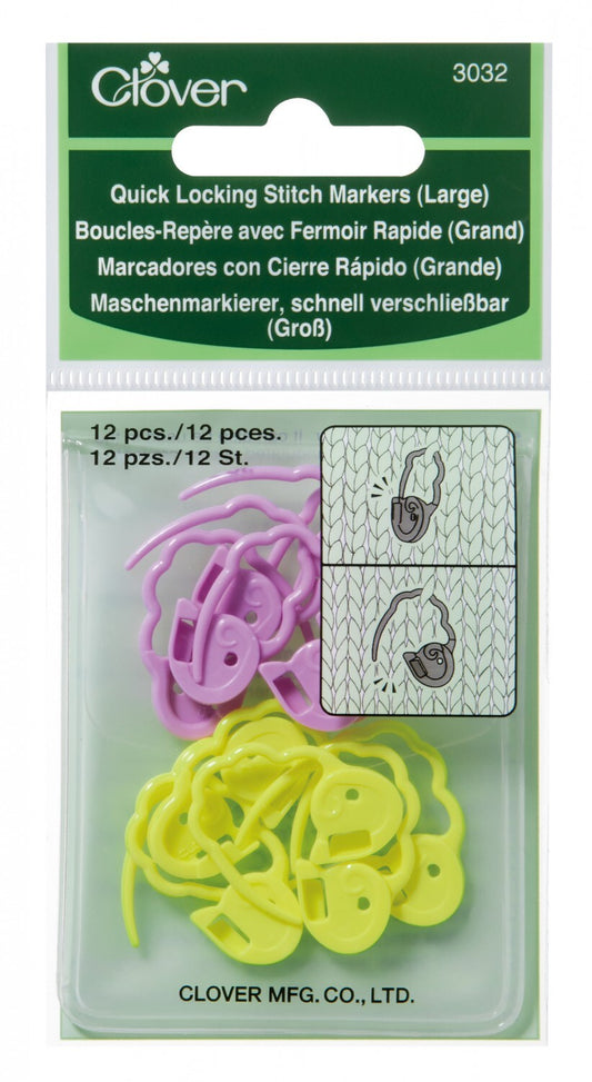 Quick Locking Stitch Markers , sewing and fabric marking