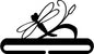 Quilt Hanger - Dragonfly - Modern Split Bottom for quilt display and sewing room organisation