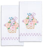 Bird On A Basket Decorative Hand Towels