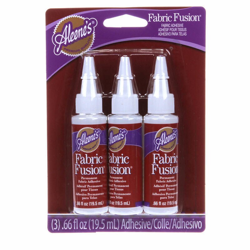 Aleene's Fabric Fusion Glue Multi 3 Pack for applique, sewing and craft projects