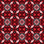 Red Geometric Tiles sewing and quilting product