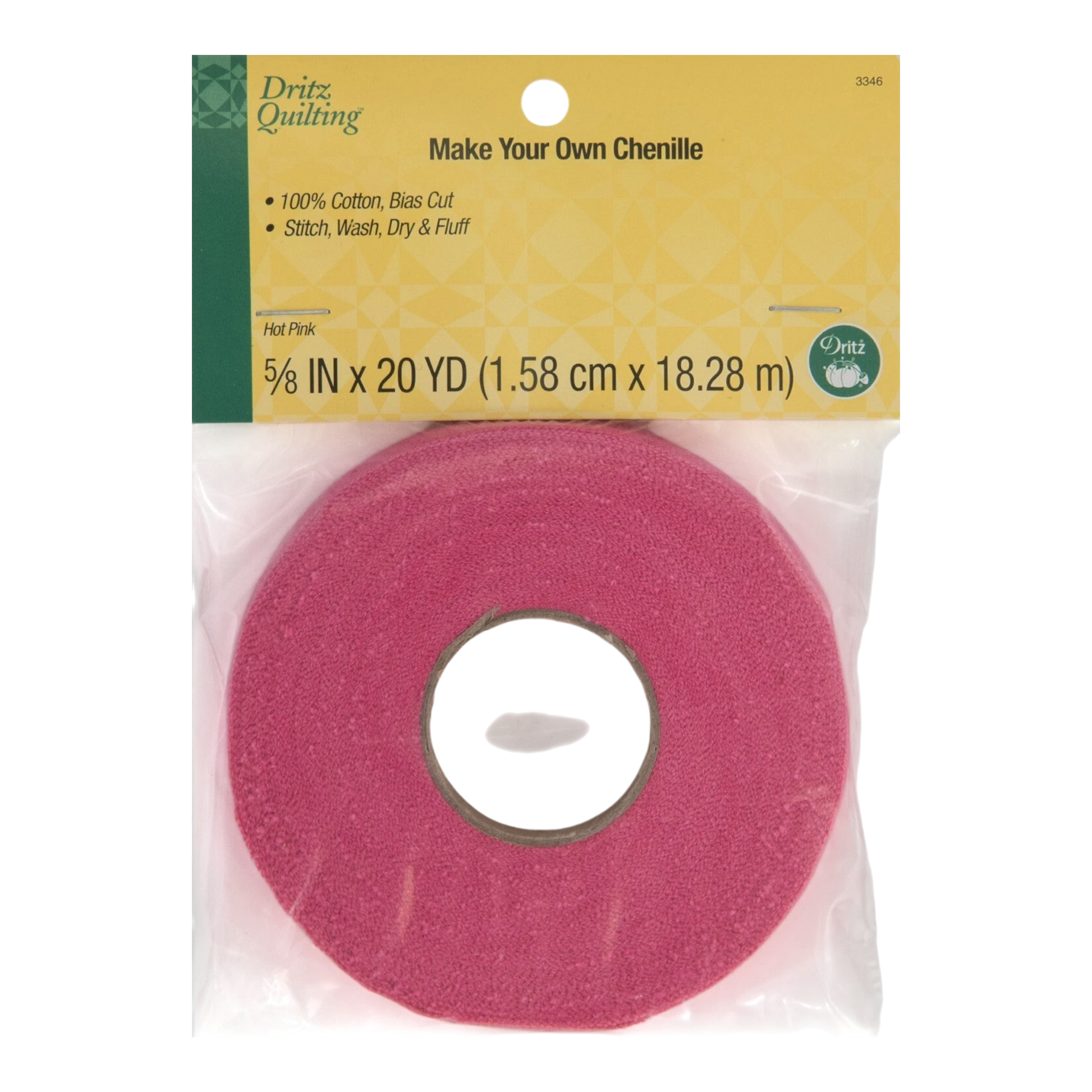 Dritz Quilting - Make-It Chenille - Hot Pink 20yds sewing and quilting product