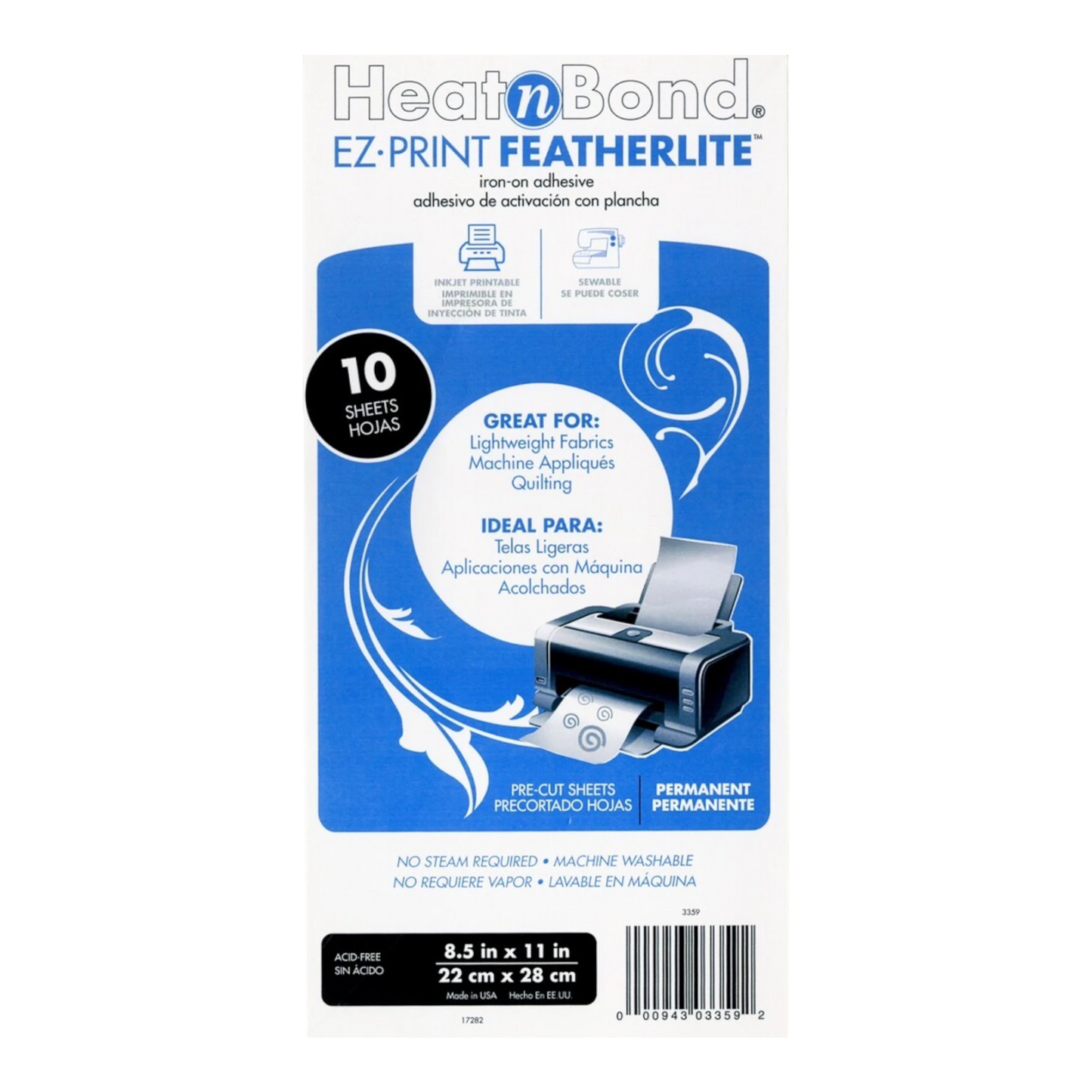 EZ Print FeatherLite 216 mm x 279 mm 10pk sewing and quilting product