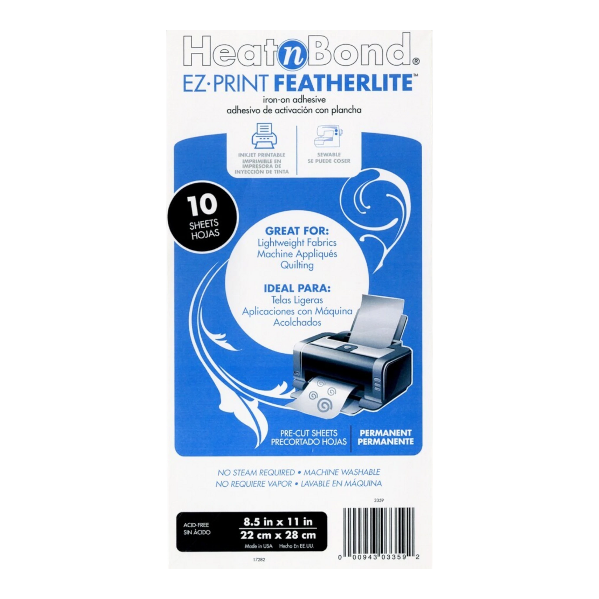 EZ Print FeatherLite 216 mm x 279 mm 10pk sewing and quilting product