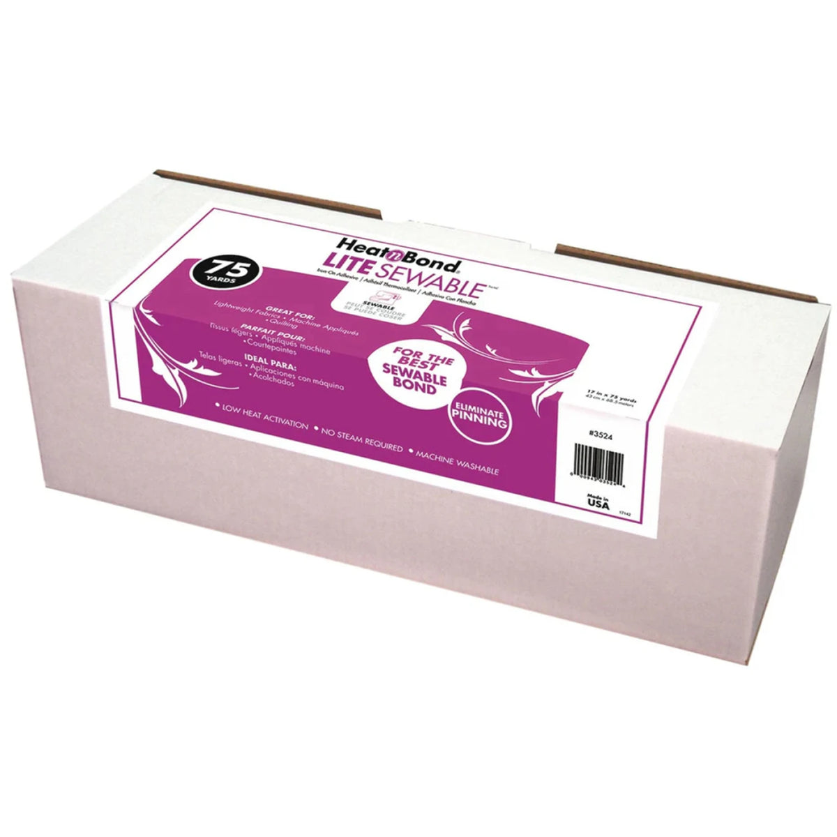 HeatnBond Lite Fusible Adhesive – Lightweight Sewable Double-Sided